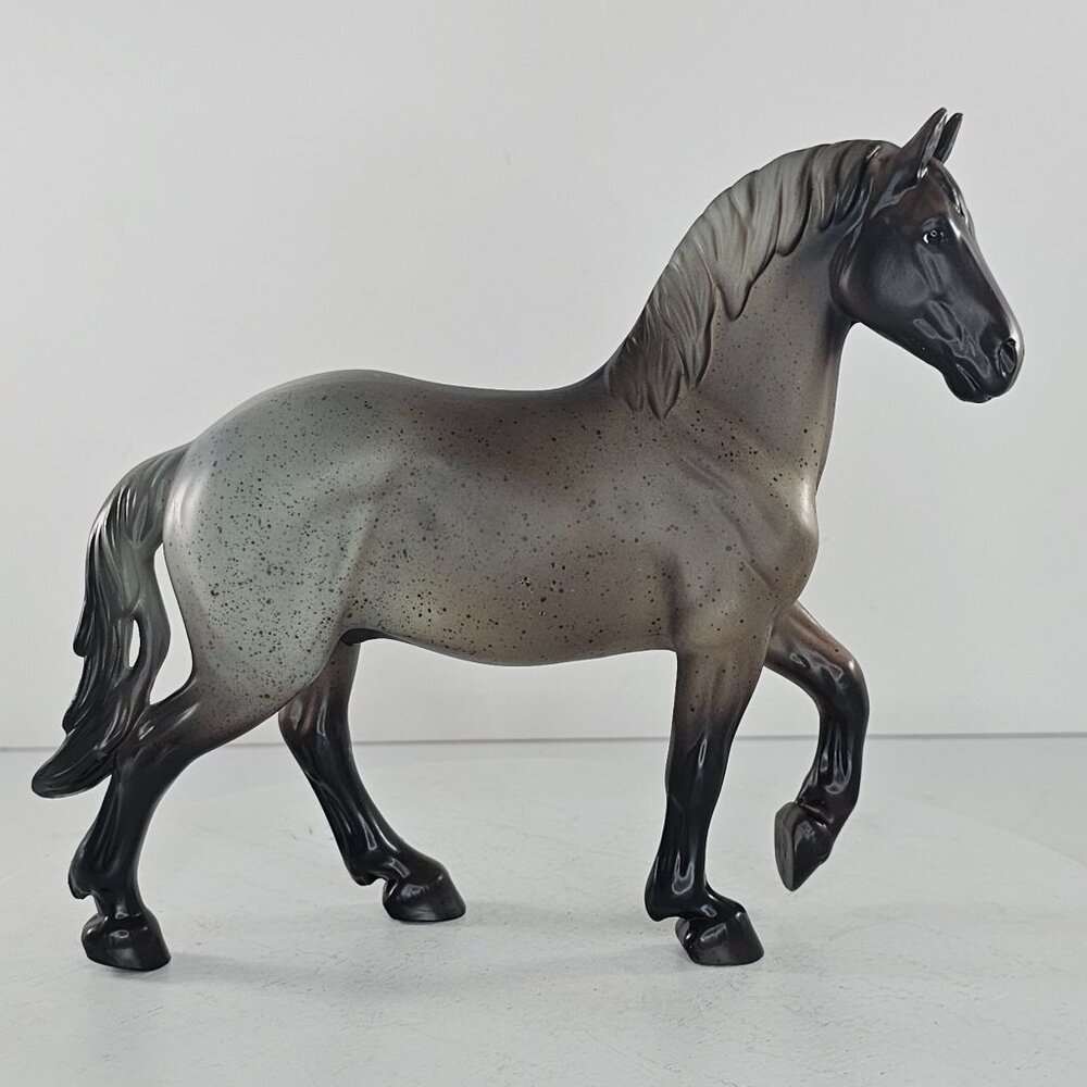Breyerfest 2024 Warehouse Find Brabant Walking Draft Horse #1052 Blue Roan